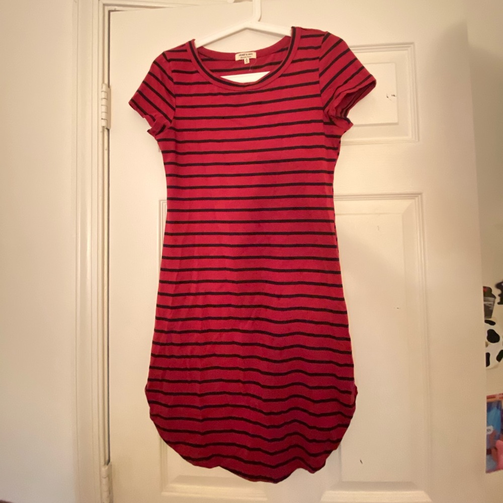 STRIPED BODYCON DRESS